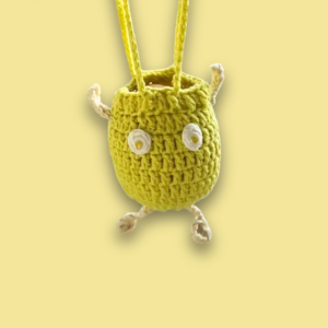 knitted egg carrier monsters egg crochet